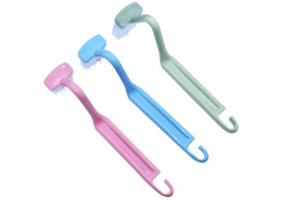 1 Pc V Shape Toilet Cleaning Brush Suspension Hand-held Cleaning Brush Bathroom Accessories Home Cleaning Tools - Image 3