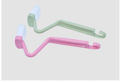 1 Pc V Shape Toilet Cleaning Brush Suspension Hand-held Cleaning Brush Bathroom Accessories Home Cleaning Tools - Image 4