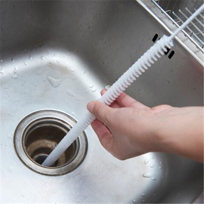 1 Pcs Sewer Cleaning Brush Home Bendable Sink Tub Toilet Dredge Pipe Snake Brush Tools Creative Bathroom Kitchen Accessories - Image 3