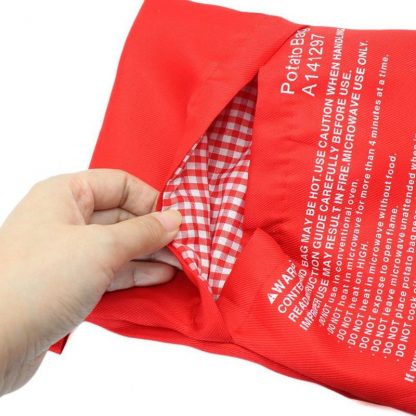 1Pcs Potato Bag Microwave Baking Potatoes Cooking Bag Washable Bag Baked Potatoes Rice Pocket Easy To Cook Kitchen Gadgets - Image 4