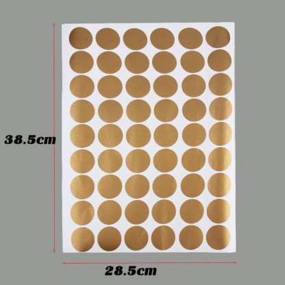 2017 Hot Sale Stylish Gold Dots Wall Sticker Round Dot Pattern Decal Home Interior Decoration for Living Room Bedroom - Image 3