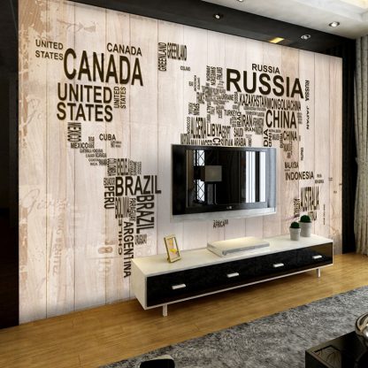 3D Wallpaper Modern Simple World Map Stereo Mural Living Room Study Office Interior Decor Wall Paper Papel De Parede 3D Paisagem - Image 2