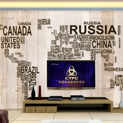 3D Wallpaper Modern Simple World Map Stereo Mural Living Room Study Office Interior Decor Wall Paper Papel De Parede 3D Paisagem - Image 3
