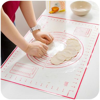 BAKINGCHEF Silicone Baking Mat Pizza Dough Maker Pastry Kitchen Gadgets Cooking Tools Utensils Bakeware Kneading Accessories Lot - Image 3