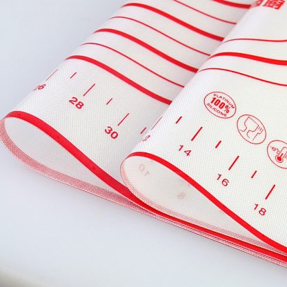 BAKINGCHEF Silicone Baking Mat Pizza Dough Maker Pastry Kitchen Gadgets Cooking Tools Utensils Bakeware Kneading Accessories Lot - Image 5