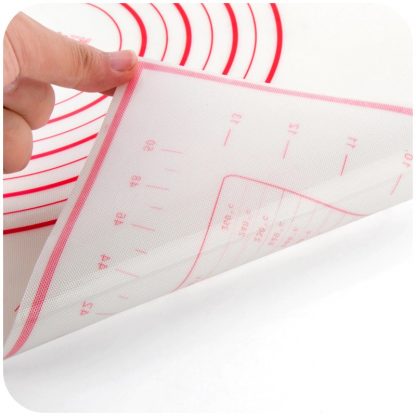 BAKINGCHEF Silicone Baking Mat Pizza Dough Maker Pastry Kitchen Gadgets Cooking Tools Utensils Bakeware Kneading Accessories Lot - Image 6