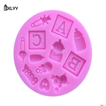 BXLYY Cartoon Silicone Mould 1pc Cake Decorating Tools Christmas 2018 Decoration Party Supplies New Year Gifts baking dish.7z - Image 4