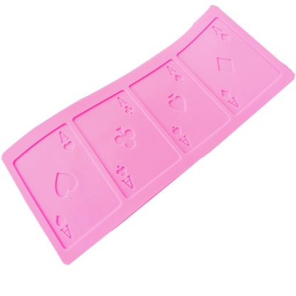 Byjunyeor M144 Poker Cards Design Fondant Cake Mold Silicone Mold Chocolate Mould Kitchen Baking Tool Bakeware Cake Decoration - Image 5