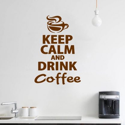 Coffee Kitchen Wall Stickers Murax Vinyl Wall Sticker Kitchen Coffee Shop Walls Decals Home Decor House Decoration Wall Art - Image 4