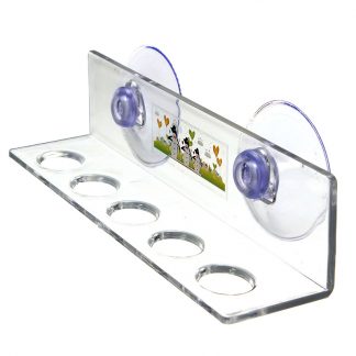 EZLIFE Toothbrush Holder Home Bathroom Accessories Set 5 Hole Rack Toothbrush Holder Toilet Stent Storage Tool MS450