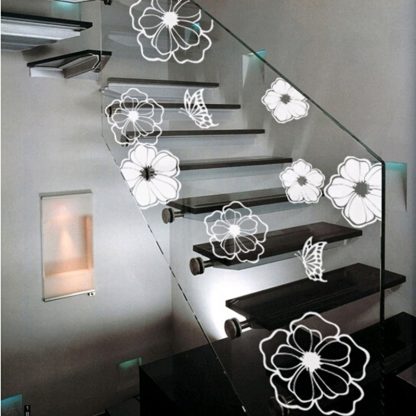 High Quality Household Washing Machine Refrigerator Stickers Flowers Butterflies Wall Stickers Home Decor For Kitchen Bathroom - Image 4