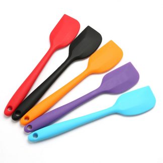 Kitchen Silicone Cream Butter Cake Spatula Mixing Batter Scraper Brush Butter Mixer Cake Brushes Baking Tool Kitchenware