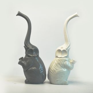 Lovely Elephant ceramic  Bathroom Toilet brush set bathroom soft-bristle brush cleaning Cleaning brush bathroom accessory set