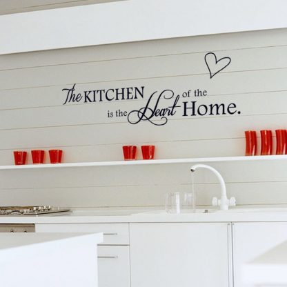 New Kitchen Is Heart of the Home Characrters Pattern Wall Sticker on the Wall PVC Removable Home Decor DIY Wall Art Decals - Image 3
