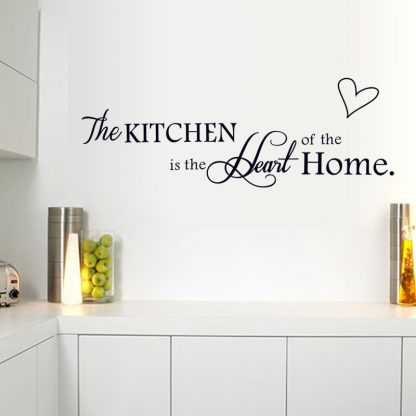 New Kitchen Is Heart of the Home Characrters Pattern Wall Sticker on the Wall PVC Removable Home Decor DIY Wall Art Decals - Image 4