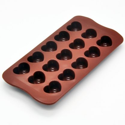 Non-stick Silicone Chocolate Molds Love Heart Shaped Jelly Ice Molds Cake Mould Bakeware Baking Tools - Image 2