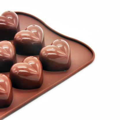 Non-stick Silicone Chocolate Molds Love Heart Shaped Jelly Ice Molds Cake Mould Bakeware Baking Tools - Image 5