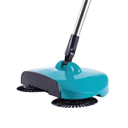 Stainless Steel Sweeping Machine Push Type Hand Push Magic Broom Dustpan Handle Household Cleaning Package Hand Push Sweeper mop - Image 5