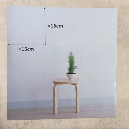 TIE LER 9PCS/Set Square Mirror Wall Sticker Kitchen Wall Mirror Tiles Waterproof Bathroom Wall Sticker Silver Home Decoration - Image 6
